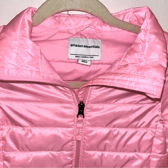 Amazon Essentials Girls Lightweight Water-Resistant Mock Puffer Jacket Small - Picture 7 of 7